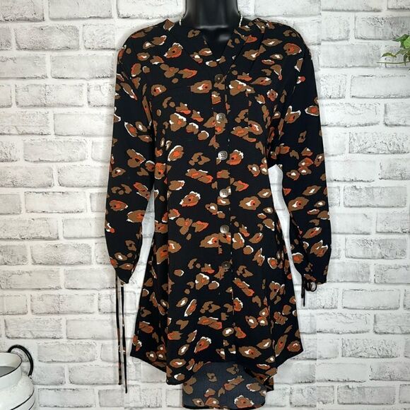 NWT New Directions Polished Tunic Top Fall Colors Size Medium - Picture 1 of 6